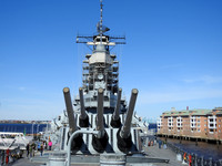 BUSINESS END OF USS WISCONSIN