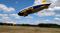 TWO GOODYEAR BLIMPS