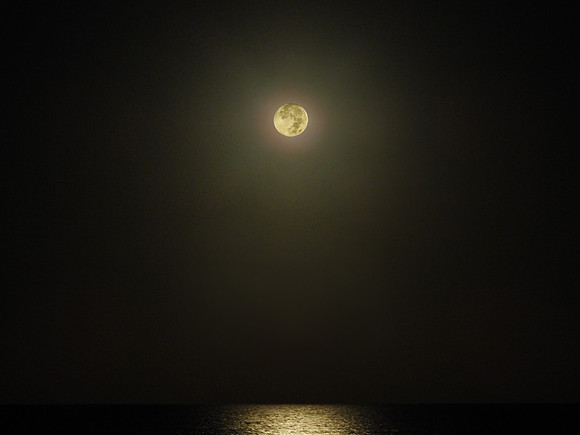 MOONSET OVER THE GULF OF MEXICO 2
