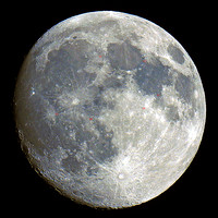 EARTH SATALITE WITH LUNAR LANDING SITES