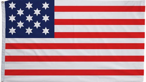 13 STAR "HOPKINSON" FLAG