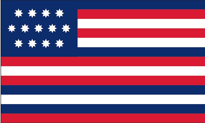 THE SERAPIS (JOHN PAUL JONES) FLAG