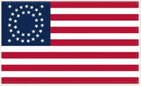 35 STAR MEDALLION FLAG