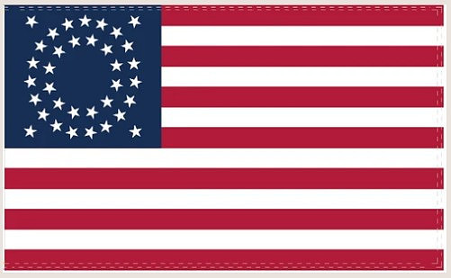 35 STAR MEDALLION FLAG