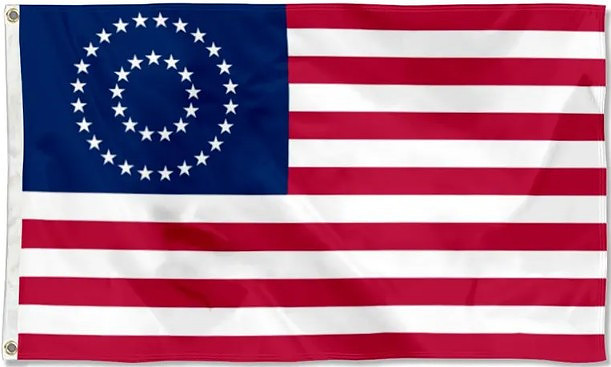 37 STAR MEDALLION FLAG