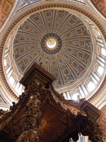"St. Peter's Dome & Bernini Column