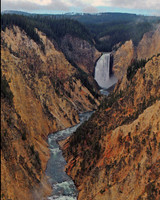 LOWER FALLS - YELLOWSTONE NP